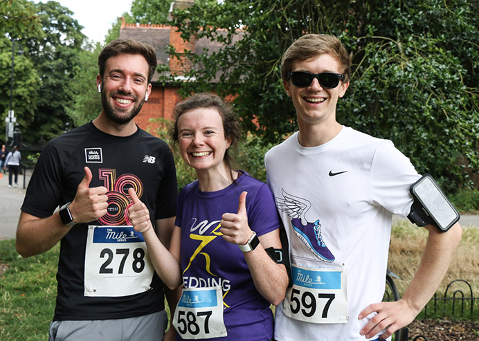 Ealing Mile runners