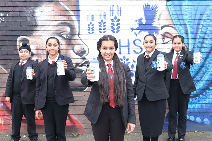 Featherstone High School is cutting single-use plastic