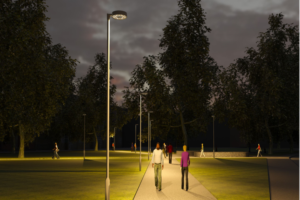 Increasing night-time visibility in Dean Gardens with new lamp columns