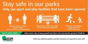 Covid safety rules for parks and open spaces