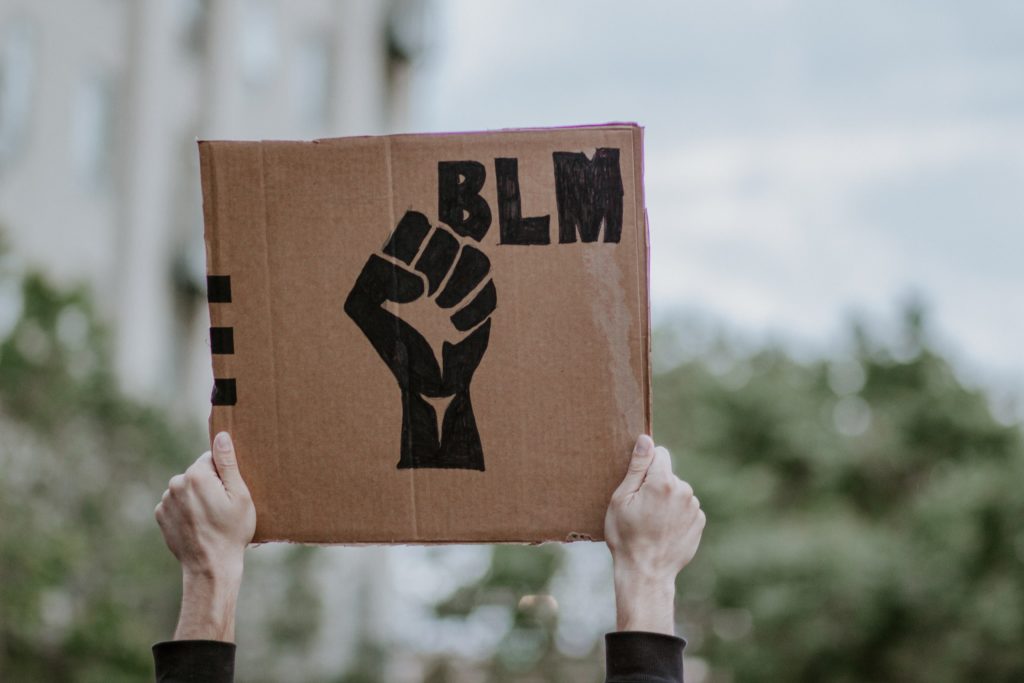 Black Lives Matter protest. Photo by Gabe Pierce on Unsplash
