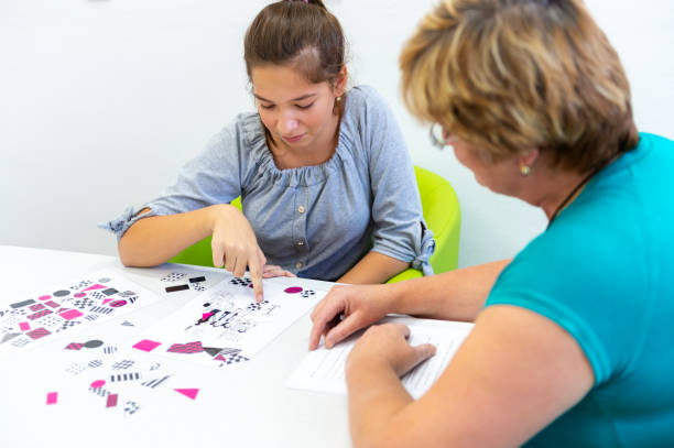 Young girl with Learning disability