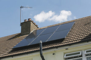 Debra David of Ealing had solar panels installed on her roof through Solar Together