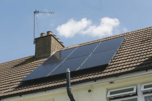 Debra David of Ealing had solar panels installed on her roof through Solar Together