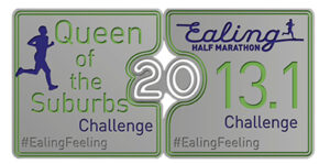 Ealing Half Marathon 2020 virtual challenges - the medals