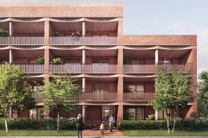 Artist's impression of the Shackleton Road homes
