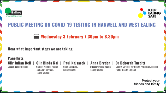 COVID-19 public meeting poster