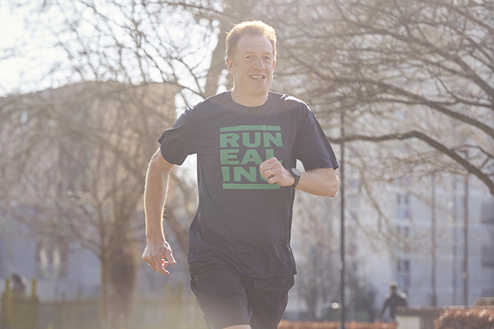 Ealing's running mayor Tom Kerry, of Ealing Half Marathon CIC