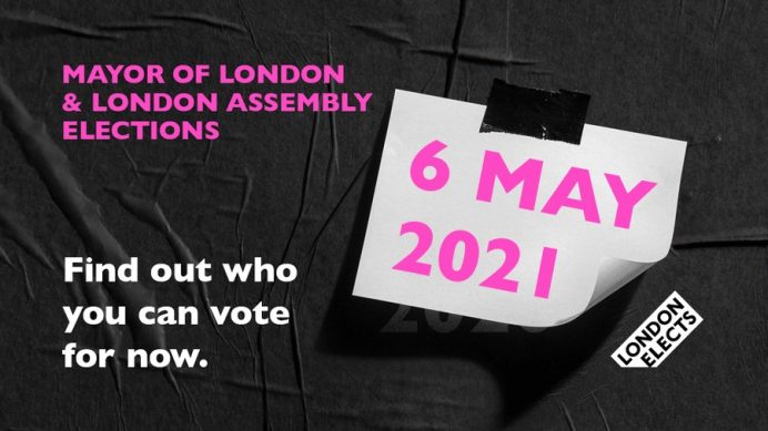 Mayor of London elections 6 May 2021