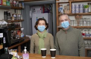 The Tiramisu Cafe team preparing to reopen