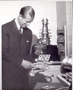 The Duke of Edinburgh visited the Tin Research Institute in Perivale