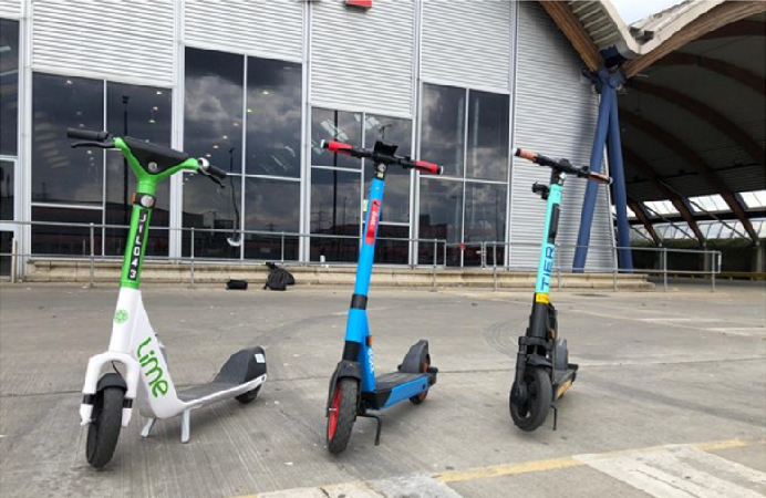 electronic scooters in the borough
