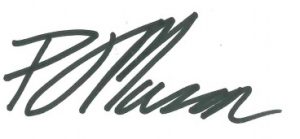 Councillor Peter Mason signature
