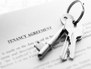 Tenancy agreement with keys