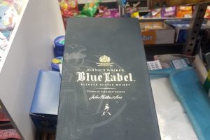 A case of Johnny Walker Blue Label