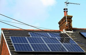 Solar Panelling on a roof