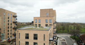 Image showing roof of apartment block in Seasprite Close