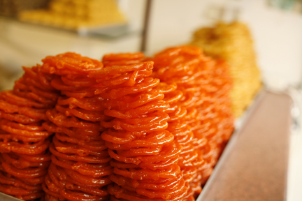 Jalebis, a sweet snack