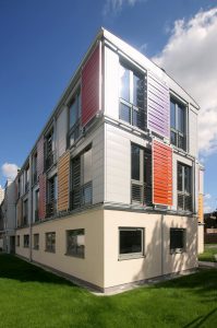 Side view of Chris Payne House in Hanwell