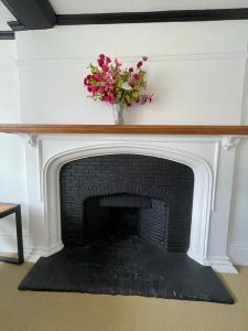 fireplace at Southall Manor House