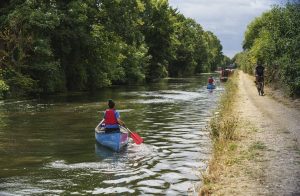 Kayaking along the Grand Union Canal in Southall