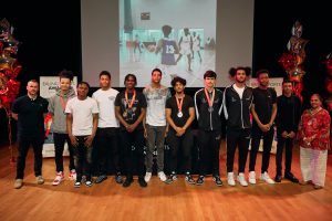 London Youth Games - gold medal winners Boys under 18 basket ball team