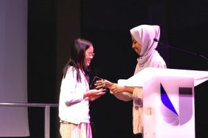 Nominee collects award at Young Ealing Foundation awards