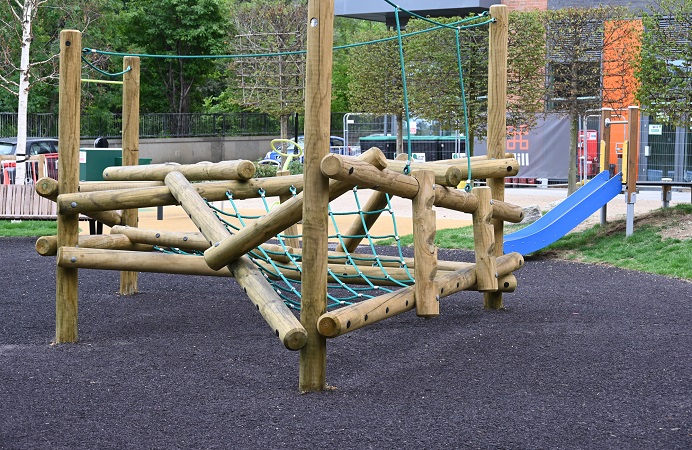 A playground at the Copley estate in Hanwell