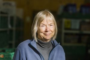 Woman looking directly at the camera - Hilary Padmore of Ealing Foodbank