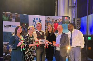 Group of people at an awards evening