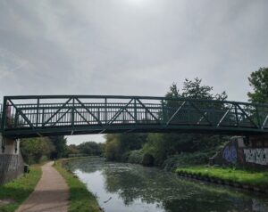 The new and improved Marnham Fields footbridge.