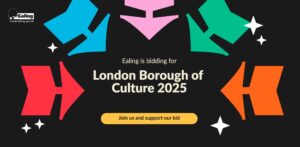 Logo for Ealing's bid for London Borough of Culture 2025