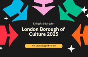 Logo for Ealing's bid for London Borough of Culture 2025
