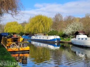Barges on the Grand Union Canal