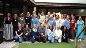 Teachers from Kornerget Barnehage School in Norway visiting South Acton Nursery School and Children's Centre