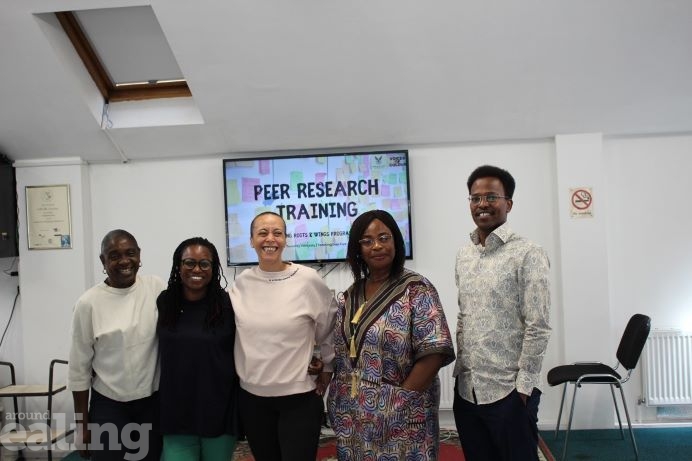 Peer researchers from the organisations which have been granted funding through the Ealing Roots and Wings programme