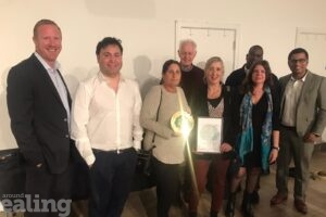 The team behind the Southall YAC redevelopment at the Ealing Civic Society awards event