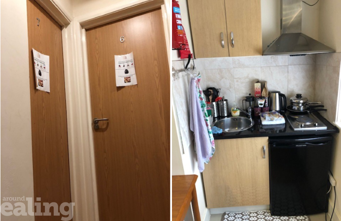 Illegal hotel and flats