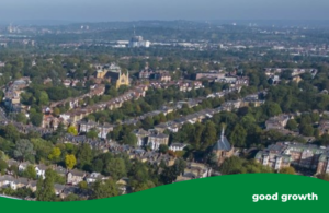 Drone shot of the borough