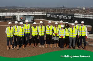 A group of people standing together