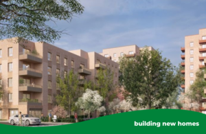 Blocks of flats with trees