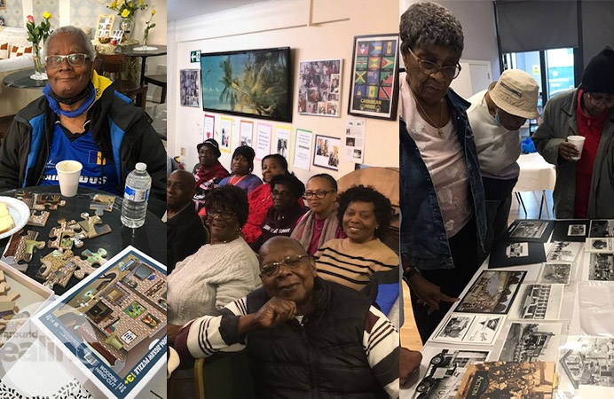 A montage of photos showing the United Anglo Caribbean Society