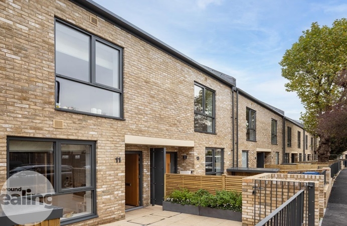 New homes from a previous phase of regeneration at Green Man Lane
