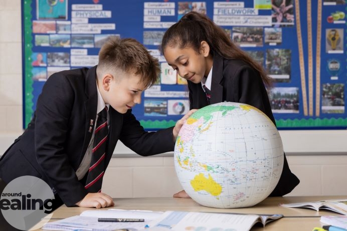 Brentside pupils in a classroom