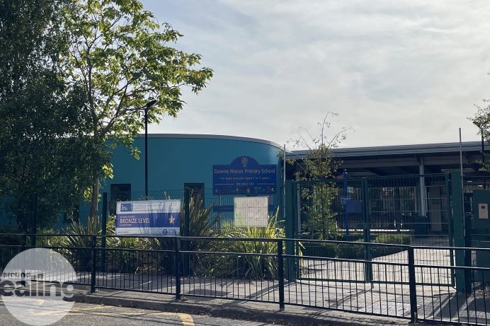 outside of Downe Manor primary school