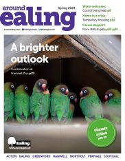 Around Ealing magazine - spring 2023 edition front cover