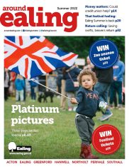 Front cover of Around Ealing magazine